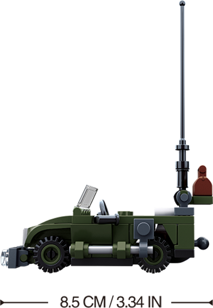 Briques Sluban véhicule militaire (M38-B0678B) - La Tranchée