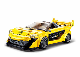 M38-B0956 Sluban English Super Car Yellow