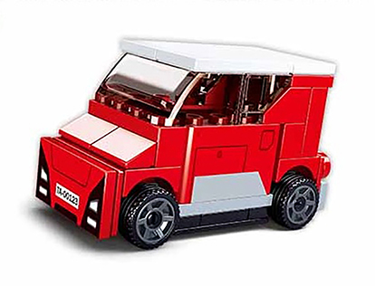 M38-B1067D Sluban - Pull-Back Electric Vehicle 4