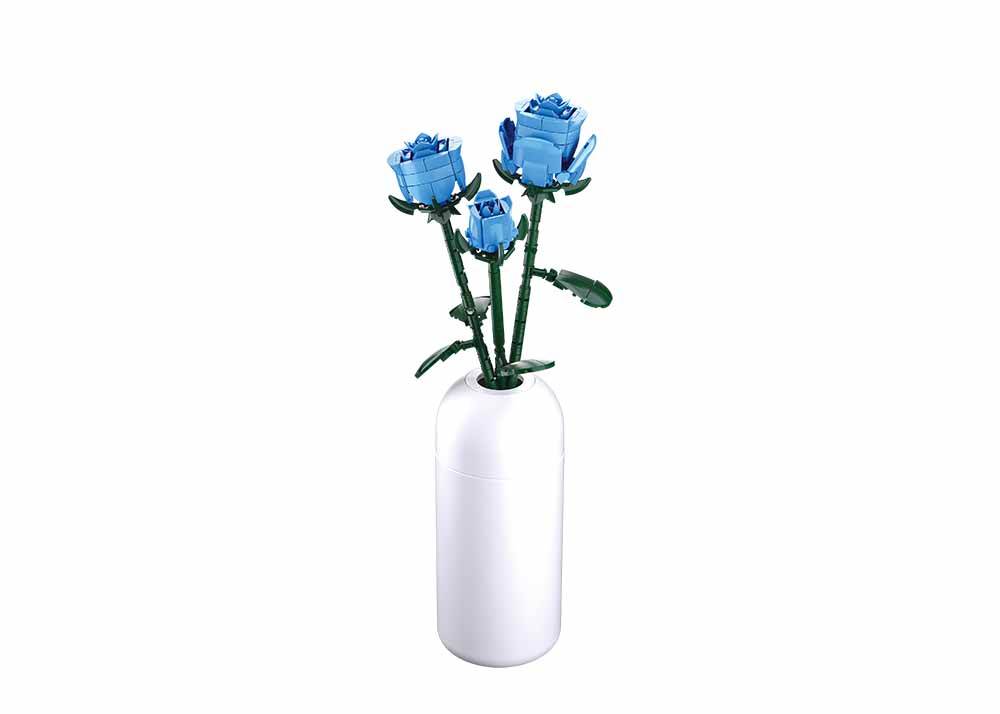 M38-B1101-11 Sluban - Blue Rose