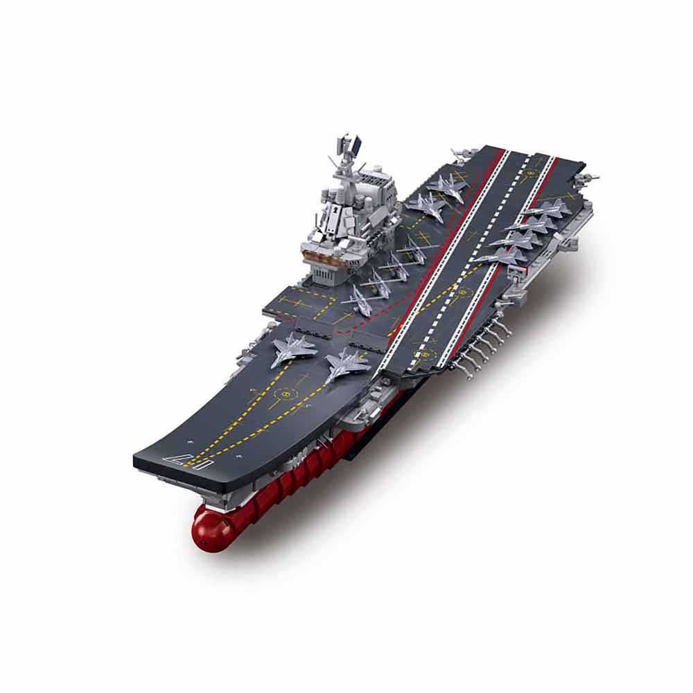 M38-B1189 Sluban - Model bricks Shandong aircraft carrier